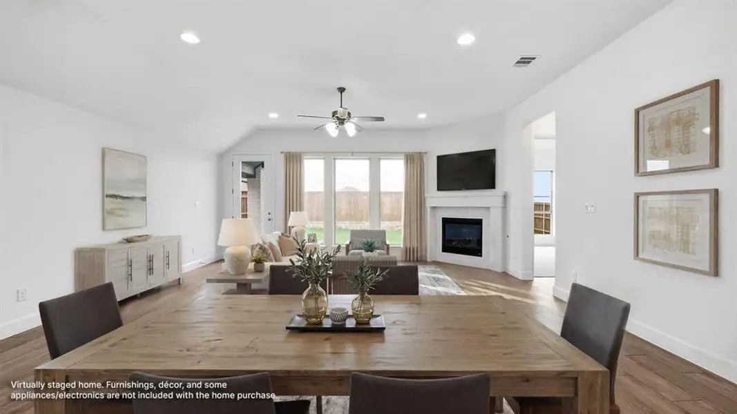 Furnished interior view inside a new home in Meraki, Forney (Image 7).