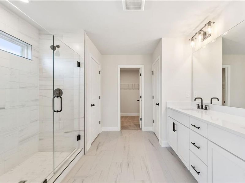 Furnished interior view inside a new home in Melody Lakeside Estates, Buford (Image 7).