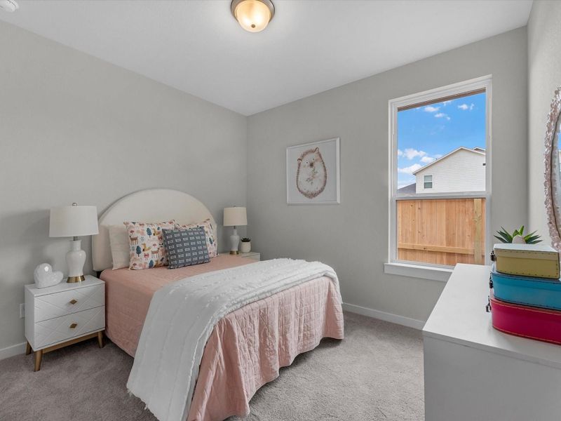 Furnished interior view inside a new home in Mason Woods, Cypress (Image 19).