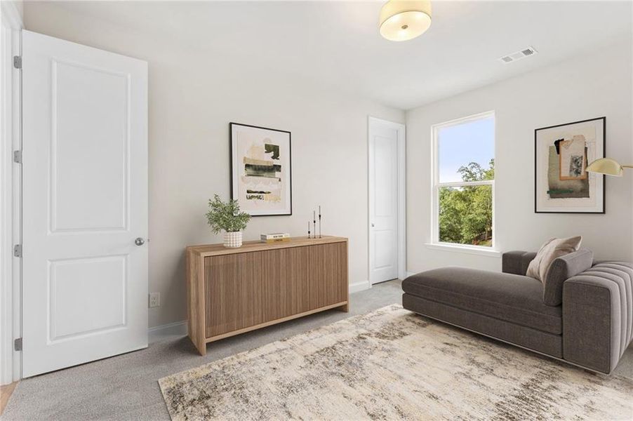 Furnished interior view inside a new home in Melody Lakeside Estates, Buford (Image 11).