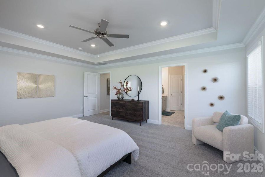 Furnished interior view inside a new home in Cardiff Glyn, Catawba (Image 5). Furnished interior view inside a new home in Cardiff Glyn, Catawba (Image 5).