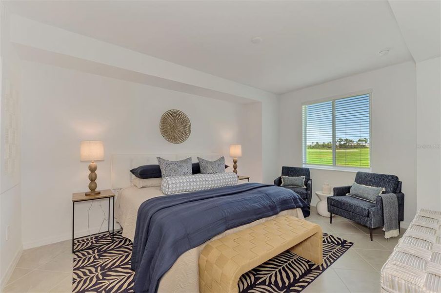 Furnished interior view inside a new home in Wellen Park Golf & Country Club, Venice (Image 11).