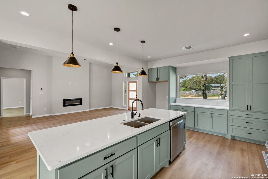 Furnished interior view inside a new home in , Elmendorf (Image 29).
