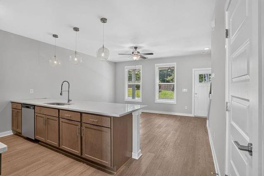 Furnished interior view inside a new home in The Cottages at East Lanier, Fayetteville (Image 7).