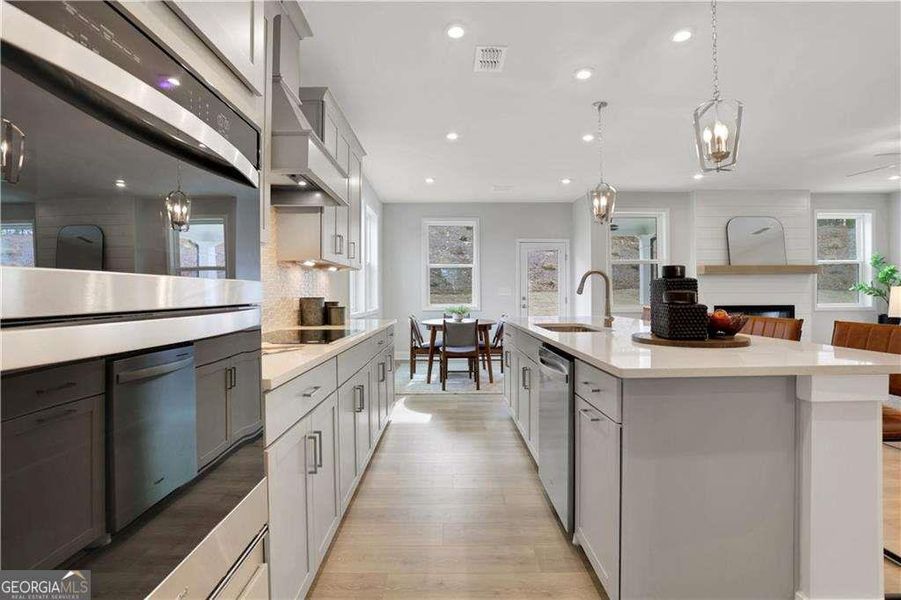 Furnished interior view inside a new home in The Paddocks at Doc Hughes, Buford (Image 17).