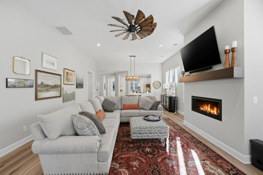 Furnished interior view inside a new home in , Hoschton (Image 9).