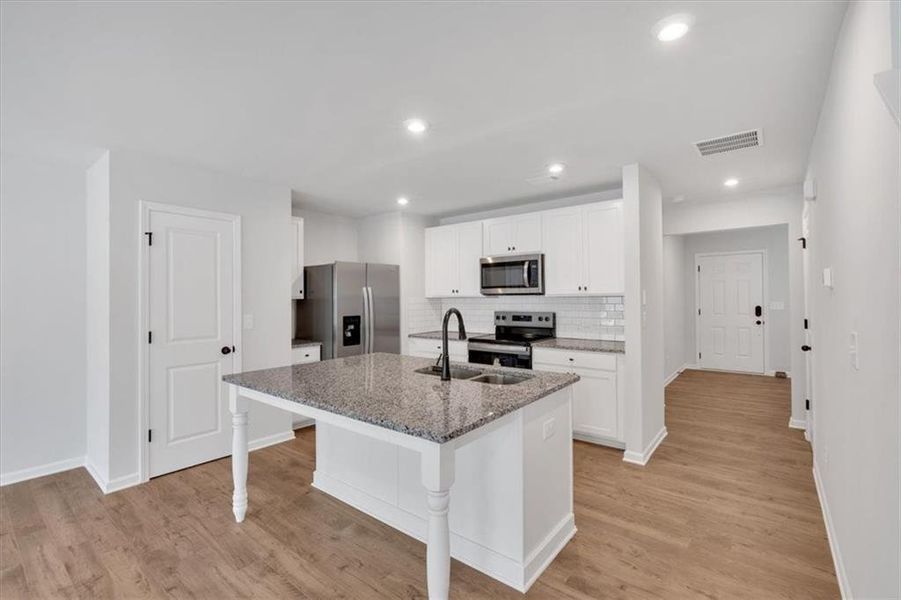 Furnished interior view inside a new home in Village Green, Adairsville (Image 4). Furnished interior view inside a new home in Village Green, Adairsville (Image 4).
