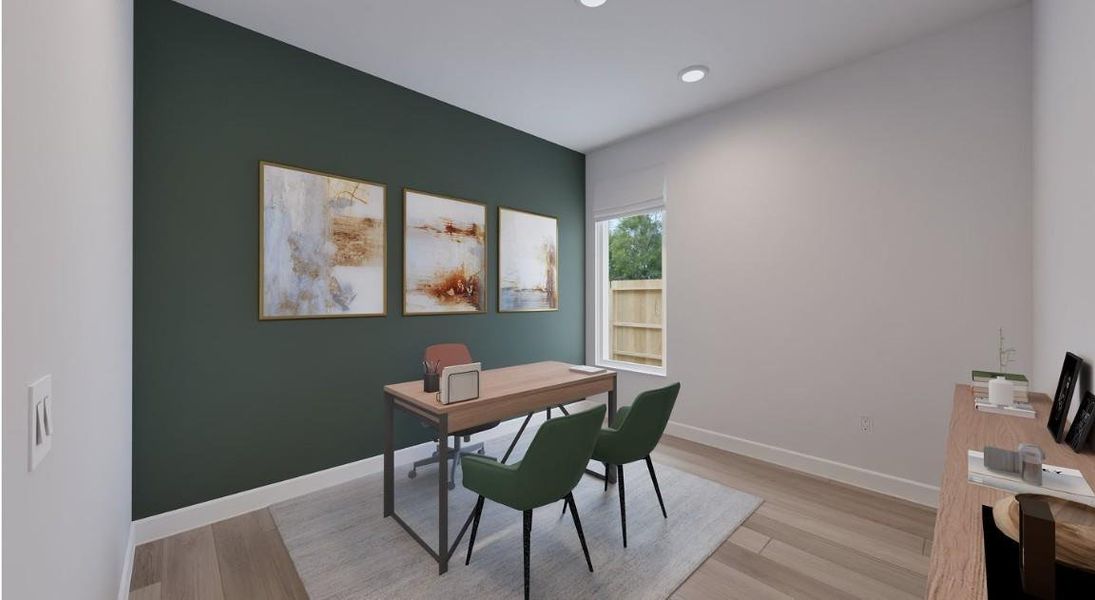 Pics are not of actual home.  They are a representative of a home of the same floor plan