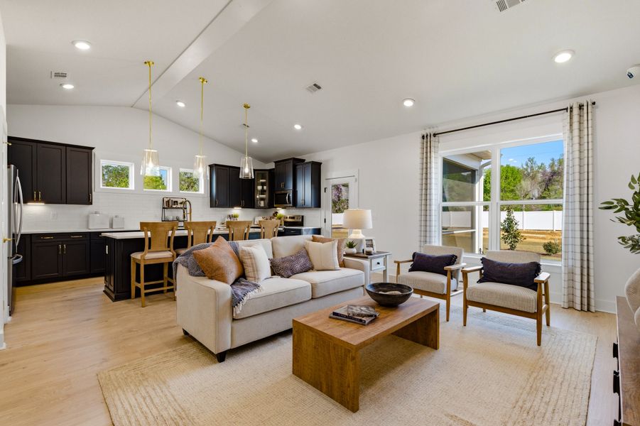 Representative furnished interior of a home built from the Savannah by Beazer Homes in Sunset Landing, Little River (Image 8).