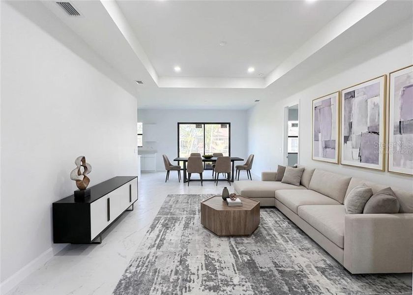 Furnished interior view inside a new home in , Cape Coral (Image 10).