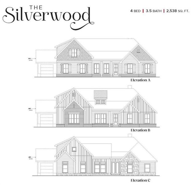 Exterior rendering of this home design in , Monroe, GA (Image 1). Exterior rendering of this home design in , Monroe, GA (Image 1).