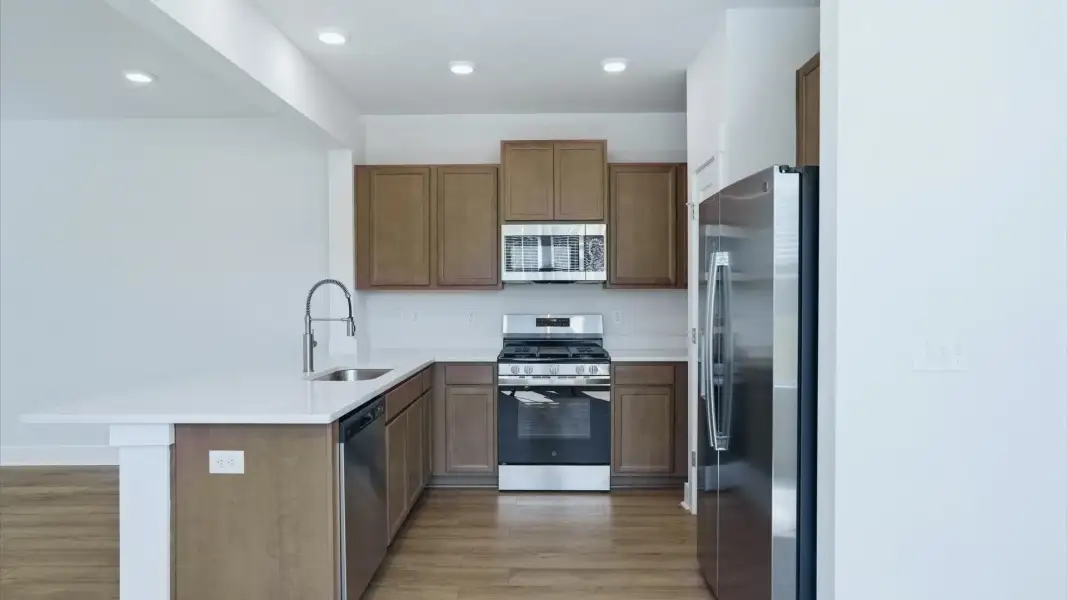 Well-designed kitchen with tasteful finishes that elevate everyday living located near Downtown Anderson