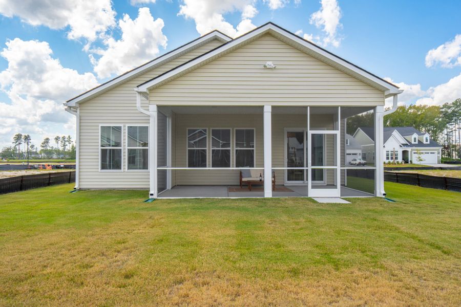 Exterior details and patio area of a home in , Summerville (Image 33).