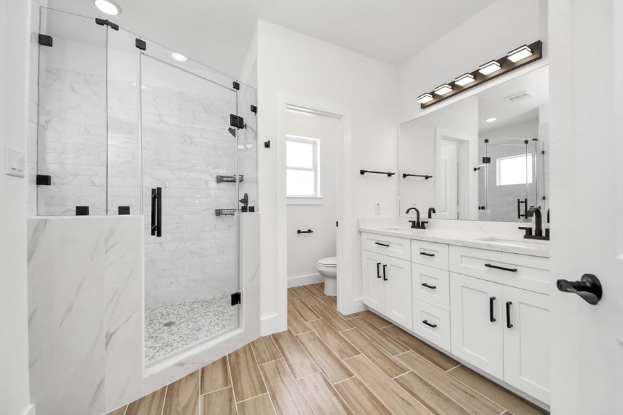 Furnished interior view inside a new home in , Houston (Image 8).