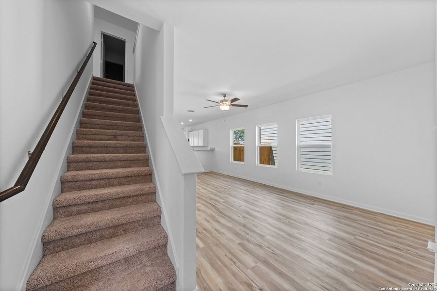Spacious, unfurnished interior of a new home in Blue Wing, San Antonio (Image 10). Spacious, unfurnished interior of a new home in Blue Wing, San Antonio (Image 10).