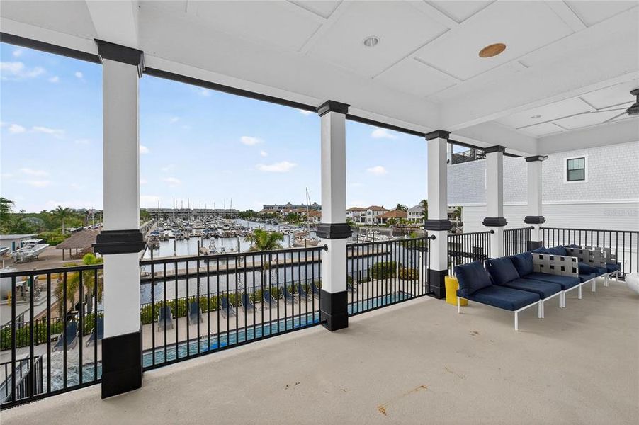 Exterior details and patio area of a home in SouthShore Yacht Club, Ruskin (Image 36).