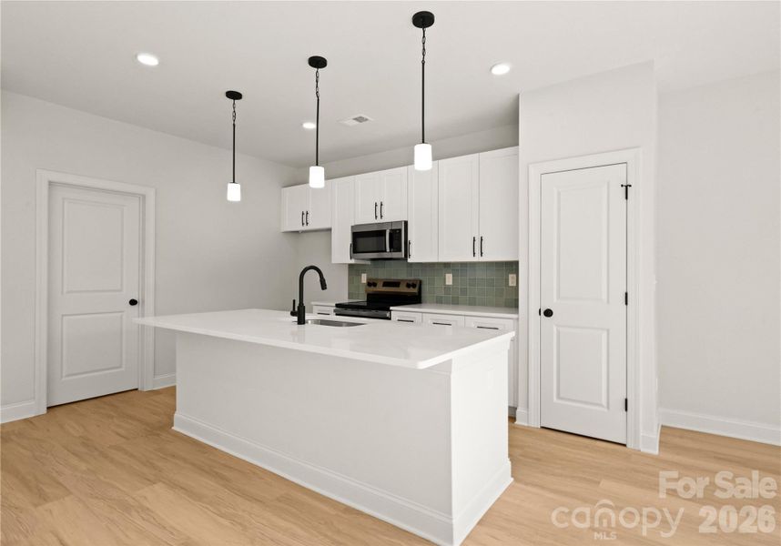 Furnished interior view inside a new home in , Charlotte (Image 9).