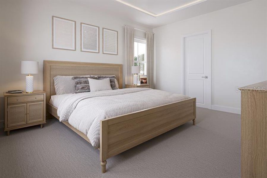 Furnished interior view inside a new home in Cedar Landings, Leesburg (Image 5).