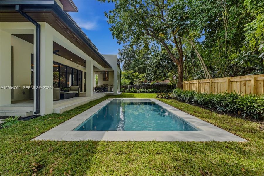 Exterior details and patio area of a home in , South Miami (Image 43).