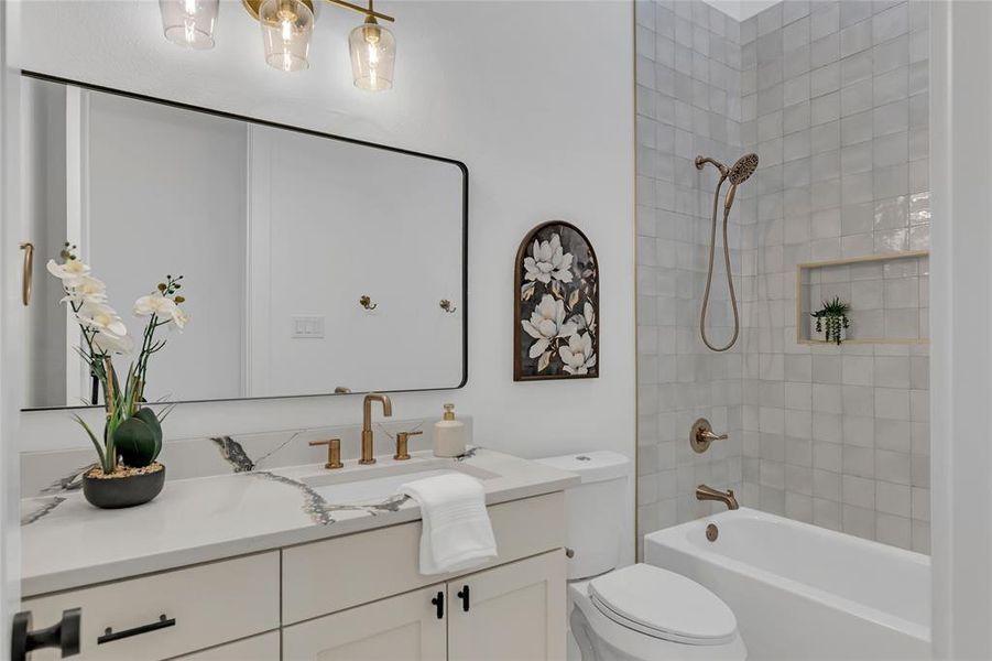 Furnished interior view inside a new home in , Joshua (Image 8).