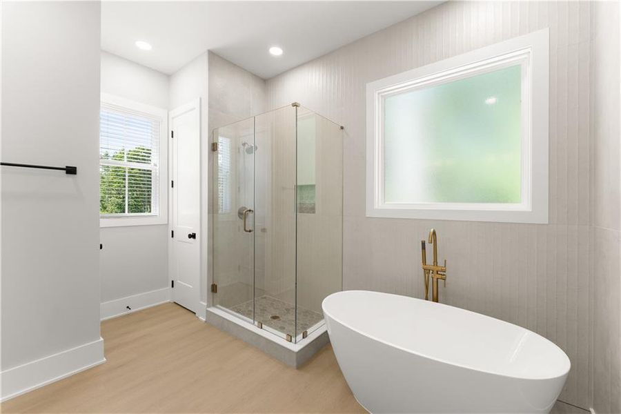 Furnished interior view inside a new home in , Flowery Branch (Image 12).