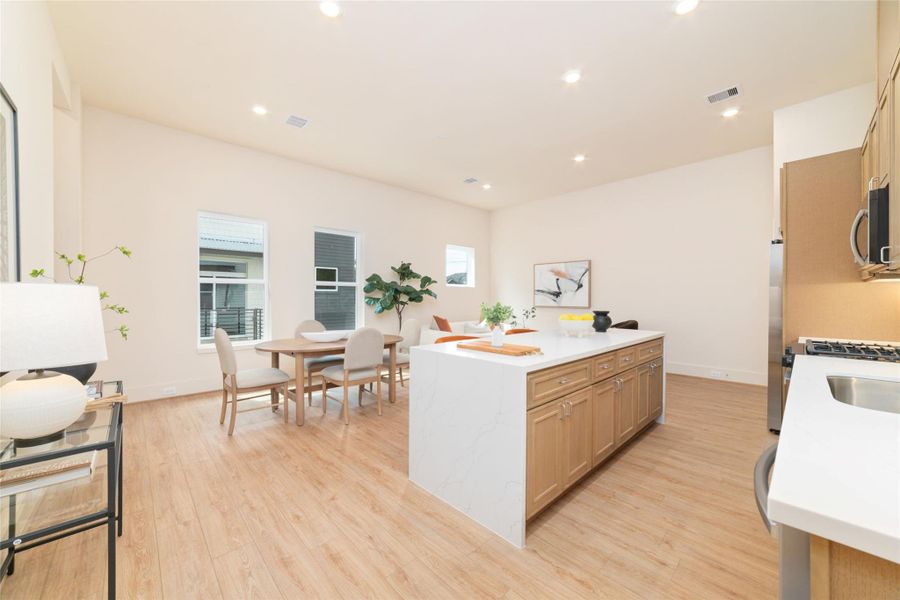 Furnished interior view inside a new home in , Houston (Image 5). Furnished interior view inside a new home in , Houston (Image 5).