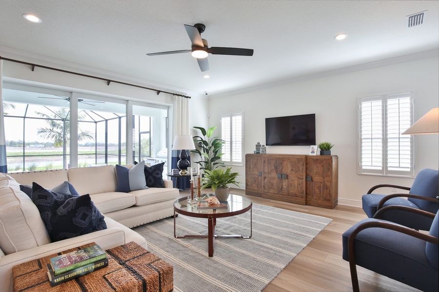Representative furnished interior of a home built from the Artistry by Neal Communities in Palm Grove, Bradenton (Image 9).