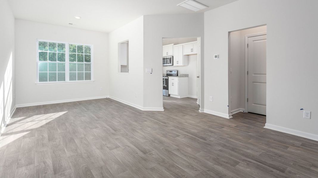 Spacious, unfurnished interior of a new home in Henley Ridge, Graham (Image 11). Spacious, unfurnished interior of a new home in Henley Ridge, Graham (Image 11).