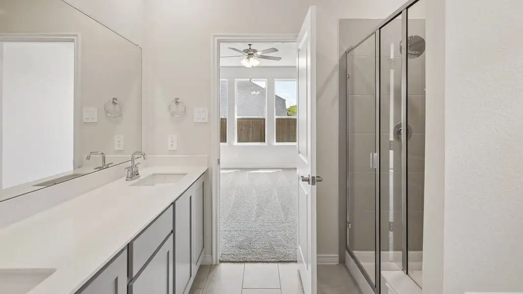 Furnished interior view inside a new home in Morning Ridge, Princeton (Image 4).