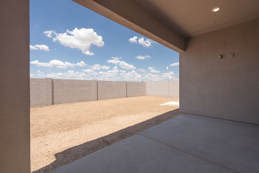 Exterior details and patio area of a home in Terraza, San Tan Valley (Image 2). Exterior details and patio area of a home in Terraza, San Tan Valley (Image 2).
