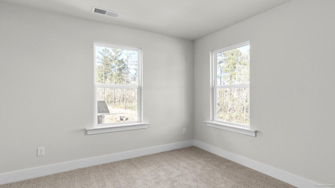 Spacious, unfurnished interior of a new home in The Haven at Indigo Preserve, Leland (Image 40).