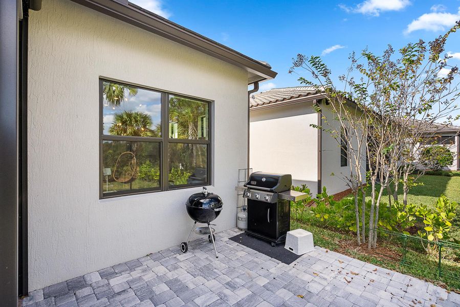 Exterior details and patio area of a home in Veranda Gardens, Port St. Lucie (Image 23). Exterior details and patio area of a home in Veranda Gardens, Port St. Lucie (Image 23).