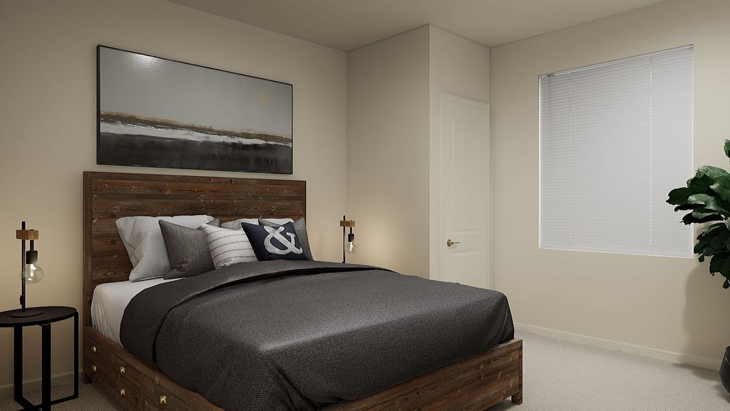 Representative furnished interior of a home built from the 1 by Tri Pointe Homes in Sugar Mill Village, Longmont (Image 17).