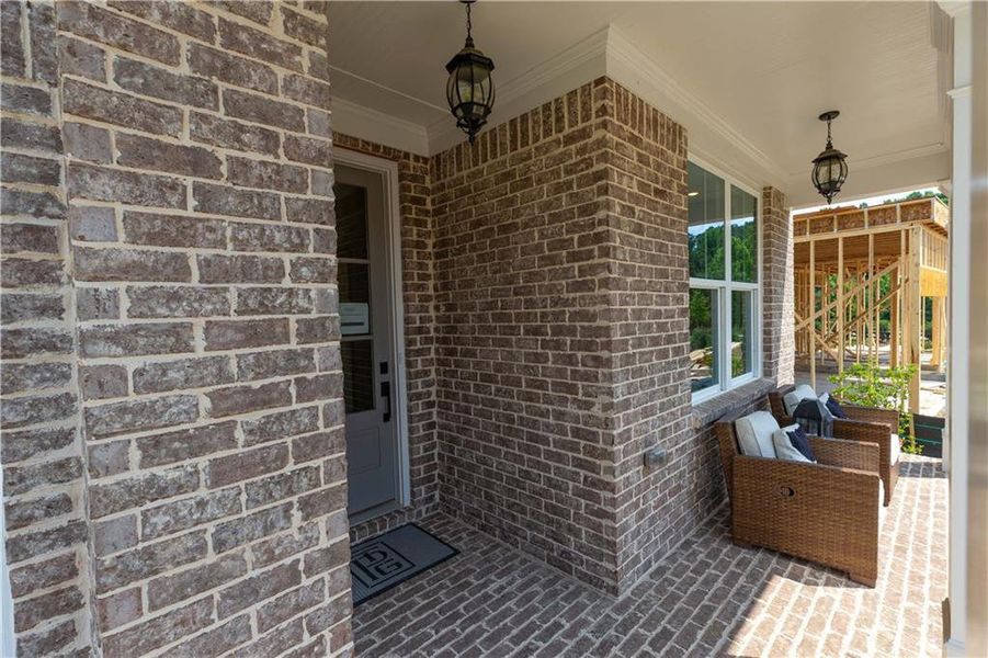 Exterior details and patio area of a home in Waterhaven Single Family, Cumming (Image 3).