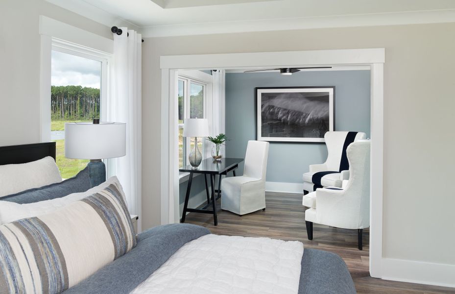 Furnished interior view inside a new home in Midpoint at New Riverside, Bluffton (Image 16).