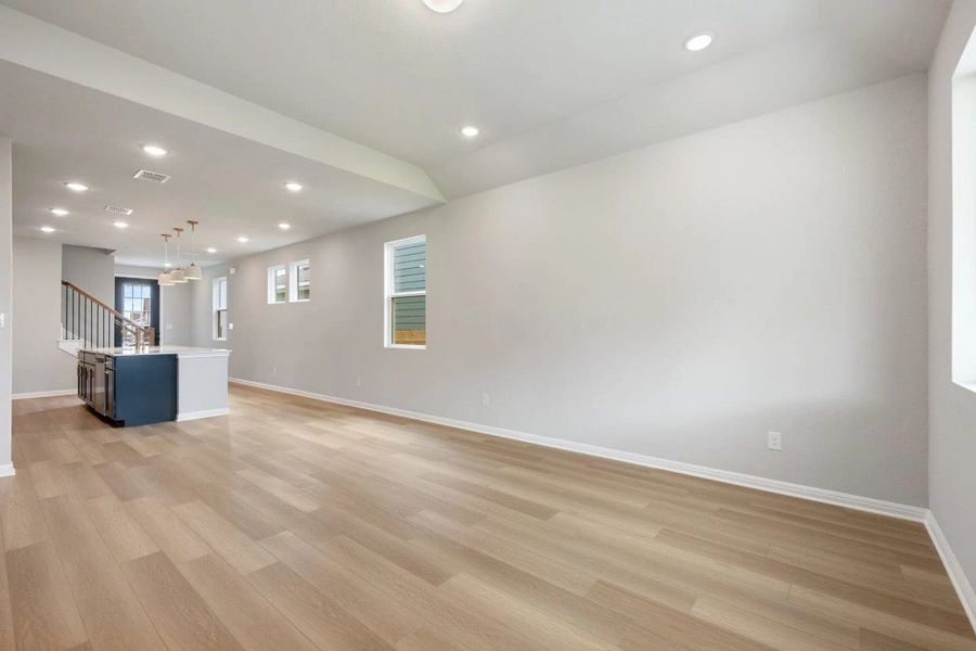 Family Room & Dining Area