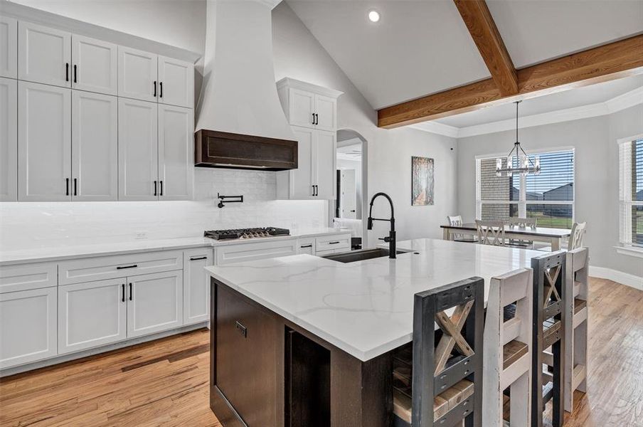 Furnished interior view inside a new home in , Godley (Image 33).