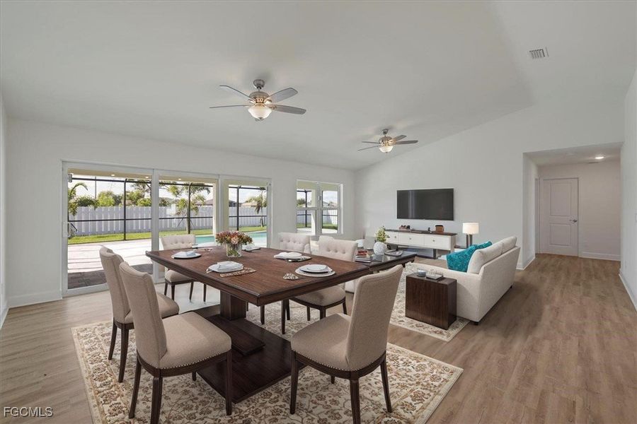 Furnished interior view inside a new home in Cape Coral, Cape Coral (Image 5).