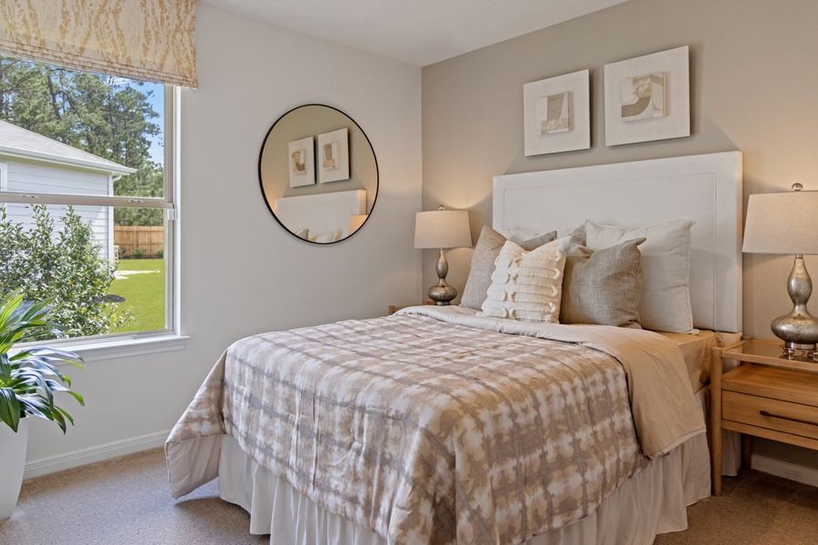Representative furnished interior of a home built from the 2003 Modeled by KB Home in Sagecrest Preserve, Conroe (Image 14).