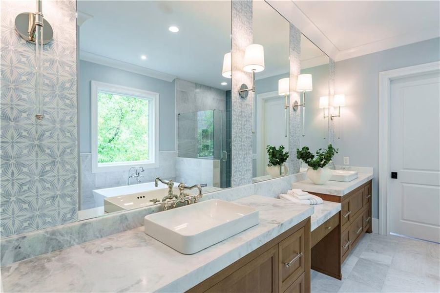 Furnished interior view inside a new home in , Atlanta (Image 3).