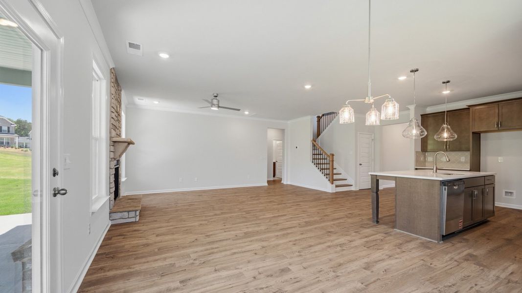 Spacious, unfurnished interior of a new home in The Gates at Pates Creek, Hampton (Image 16).