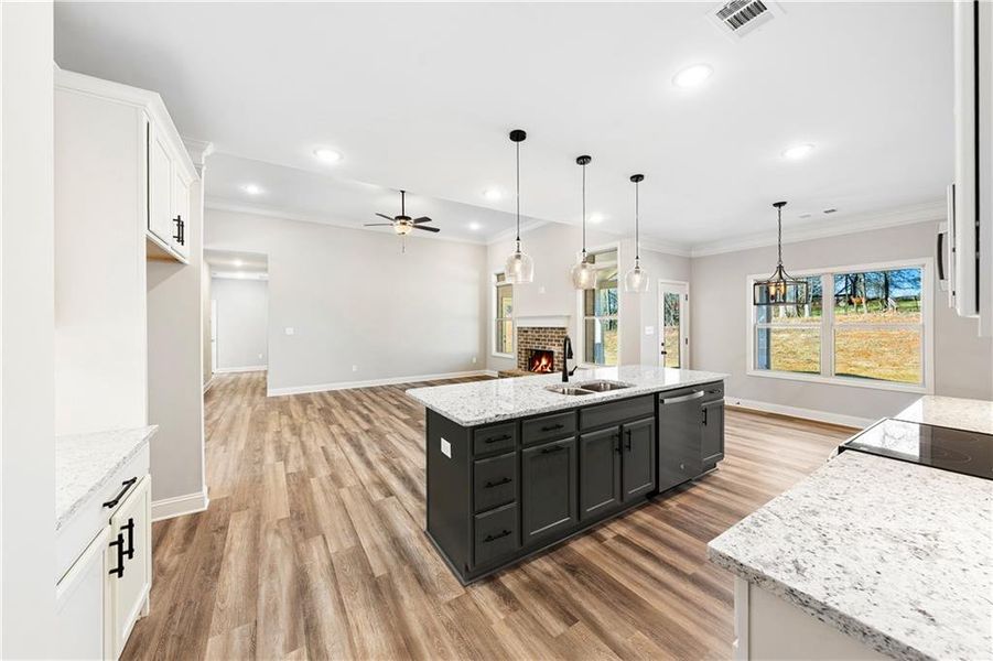 Furnished interior view inside a new home in , Jefferson (Image 11).