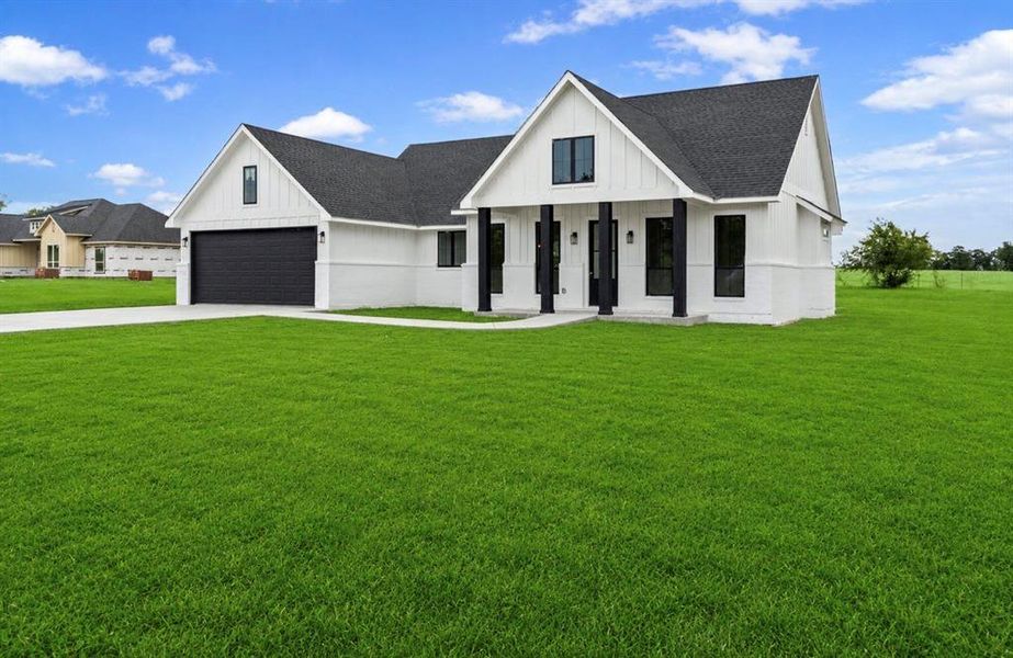 Front exterior of a new home in , Millsap, TX, highlighting curb appeal (Image 16).
