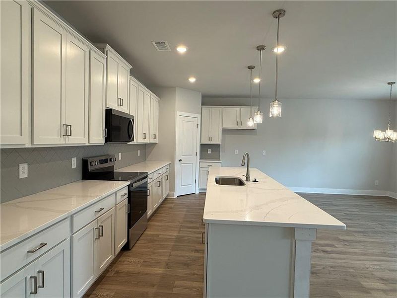 Furnished interior view inside a new home in , Dawsonville (Image 14).