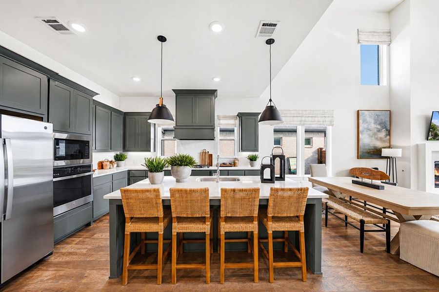 Furnished interior view inside a new home in Devonshire, Forney (Image 8).