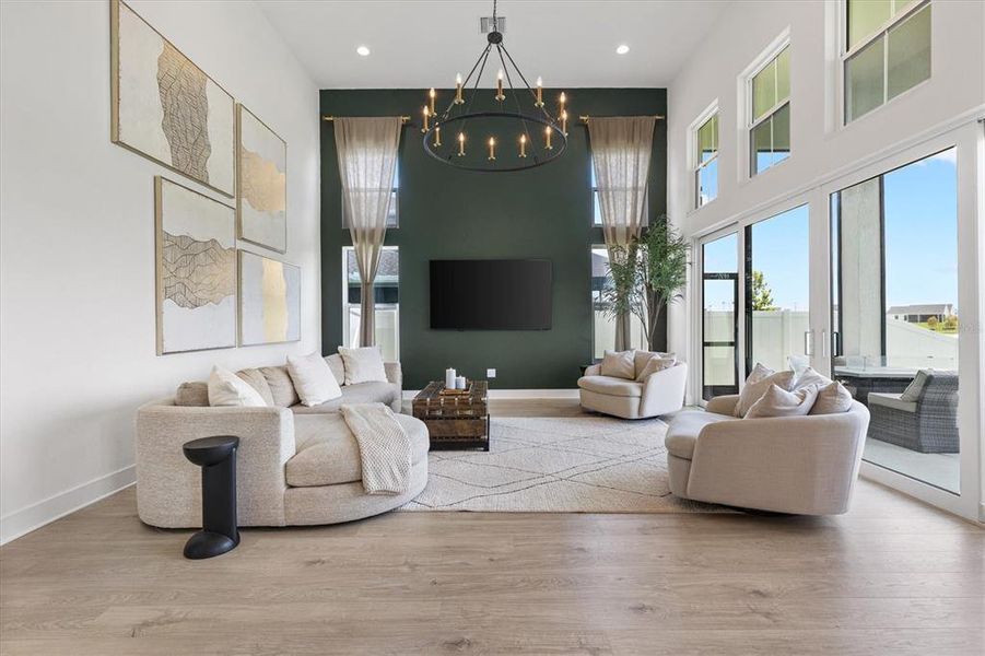 Furnished interior view inside a new home in , Okahumpka (Image 41).