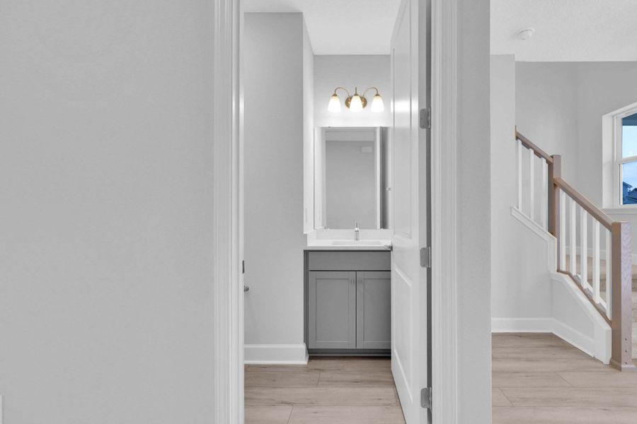 Representative furnished interior of a home built from the The Clermont by Providence Homes (Florida) in Seabrook Village at Seabrook, Nocatee (Image 15).