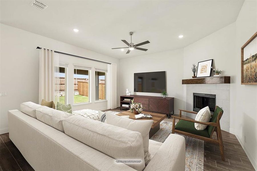 Furnished interior view inside a new home in Somerset, Venus (Image 17).