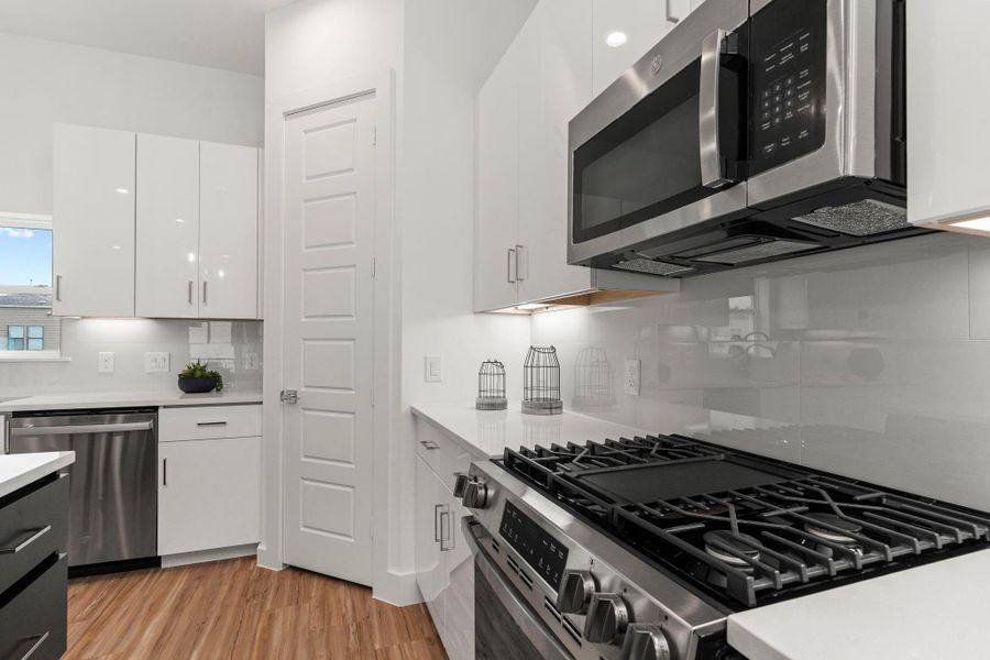 Close-up of interior finishes inside a home in , Houston (Image 18).