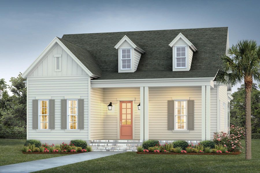 Representative exterior photo of a completed home built from the Hutchinson (Ranch) by Homes by Dickerson in Nexton, Summerville, SC (Image 11). Representative exterior photo of a completed home built from the Hutchinson (Ranch) by Homes by Dickerson in Nexton, Summerville, SC (Image 11).